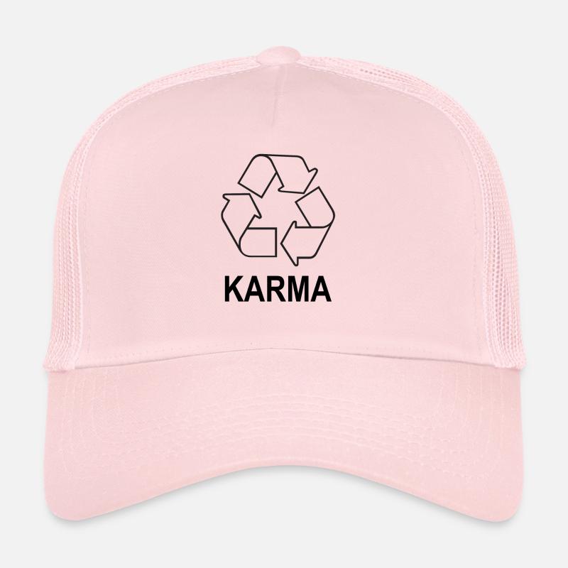 karma - Trucker Cap - pale pink