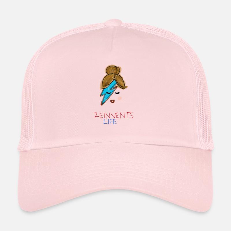 Reinvents life - Trucker Cap - pale pink