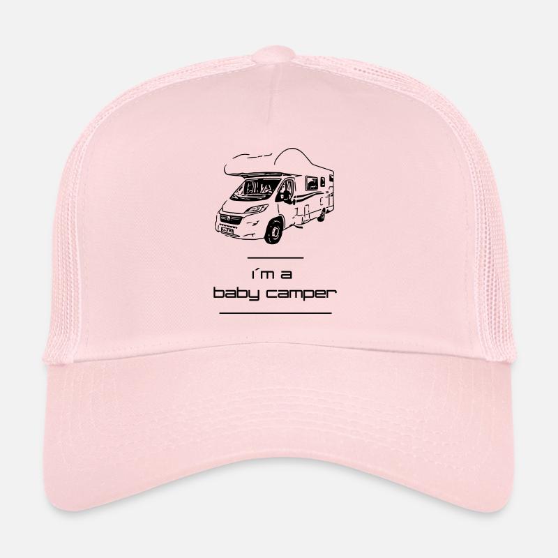 Im un campeur de bébé - Casquette trucker  - rose pâle