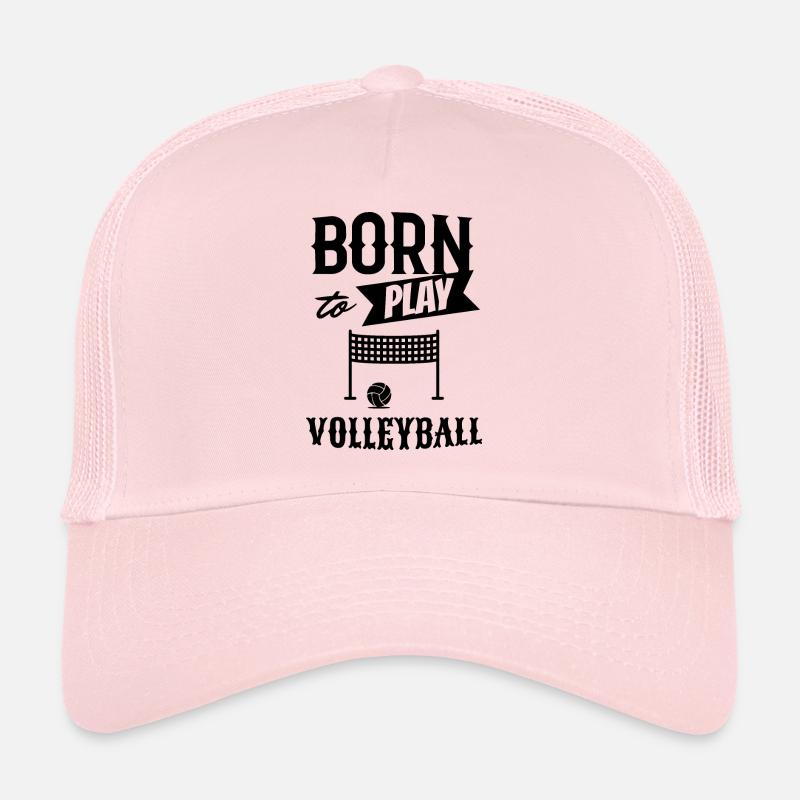 Né pour jouer au volleyball w Casquette trucker 