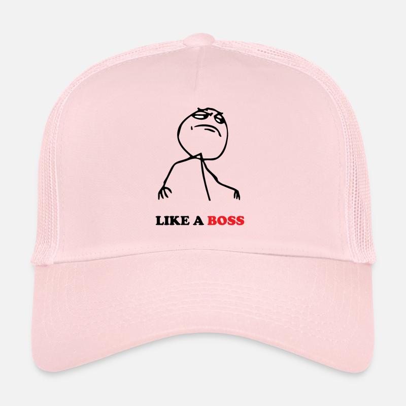 like a boss - Wie ein boss - meme Trucker Cap