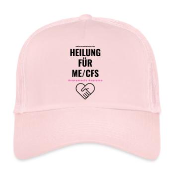 HEILUNG FÜR ME/CFS I - pink 💕 - Trucker Cap - Hellrosa - Vorne