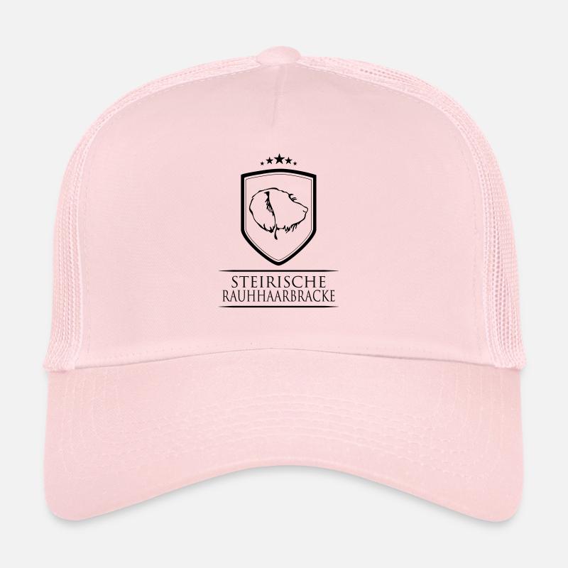 STEIRISCHE RAUHHAARBRACKE WAPPEN - Trucker Cap - Hellrosa