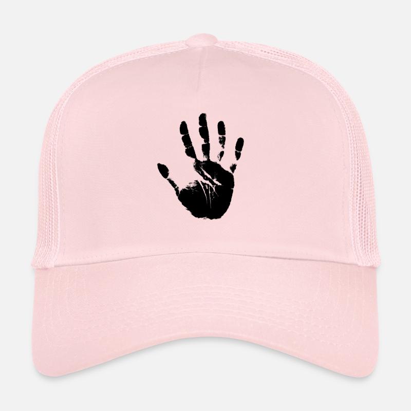 Hand Abdruck Trucker Cap