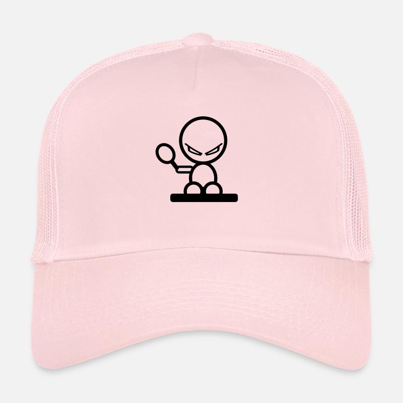 sport - Casquette trucker  - rose pâle