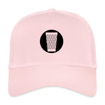 Frankfurt Geschenke - Trucker Cap - Hellrosa - Vorne