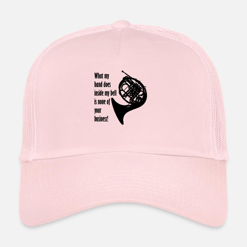 What my hand does inside my bell. - Trucker Cap - Hellrosa