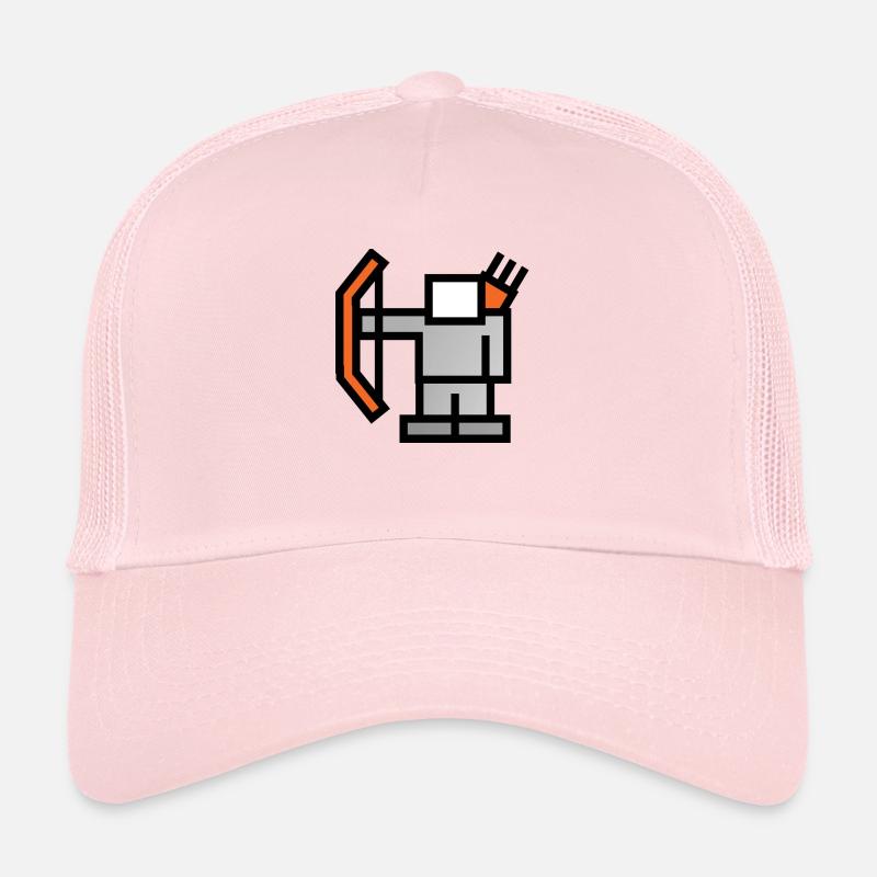 archer - Casquette trucker  - rose pâle