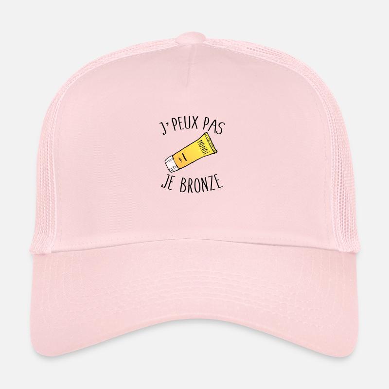 Je peux pas je bronze Casquette trucker 