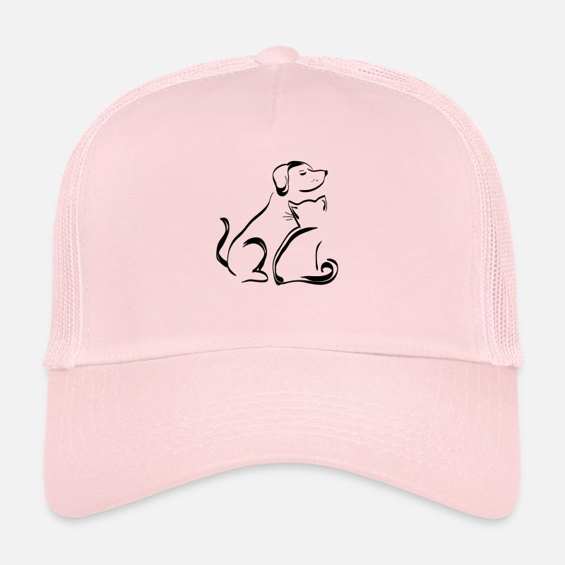 Hund - Trucker Cap - Hellrosa