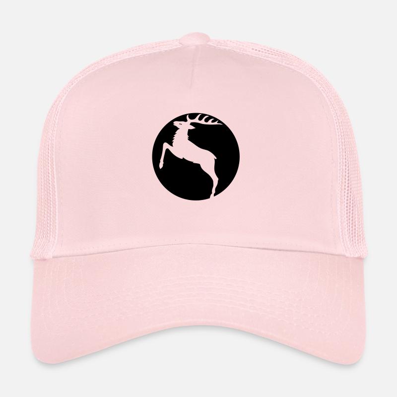 hirsch geweih elch hirschgeweih wald wild tier Trucker Cap
