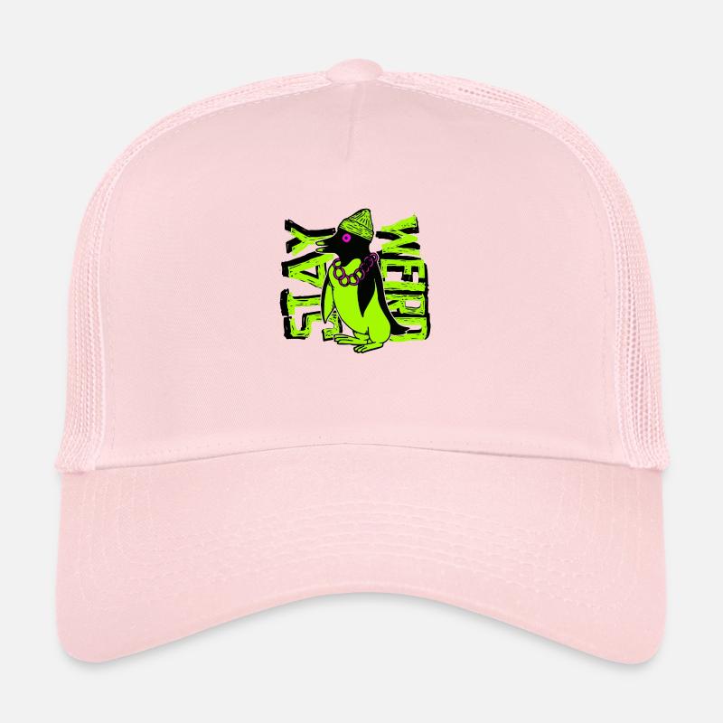 Restez étrange pingouin gangster Casquette trucker 