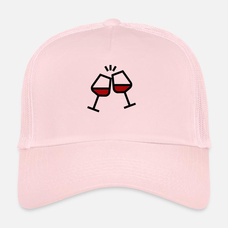Prost mit Weingläsern Trucker Cap