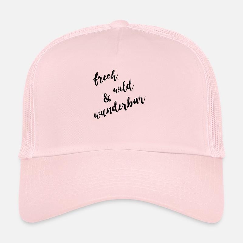 Frech, wild & wunderbar - Trucker Cap - Hellrosa