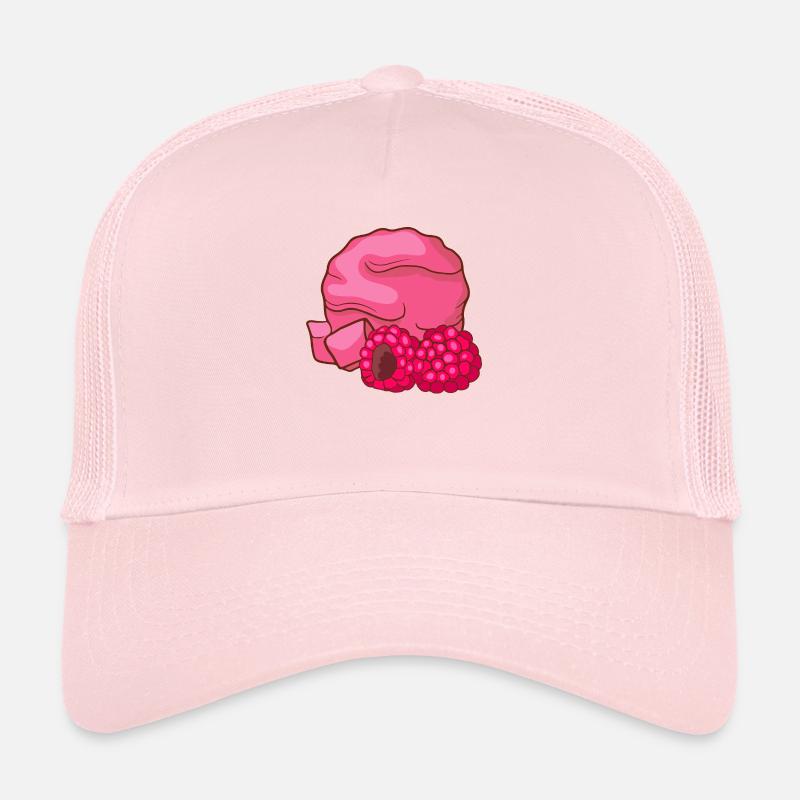 Himbeeren Eis Speiseeis Eiskrem Eiscreme Kugeleis Trucker Cap