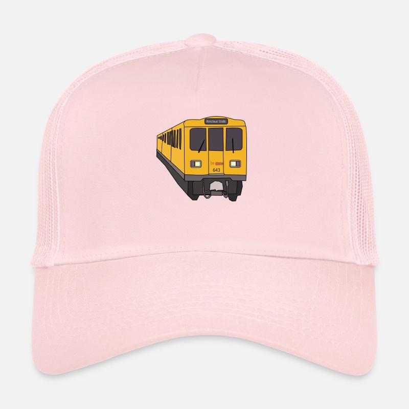 Berlin - Casquette trucker  - rose pâle