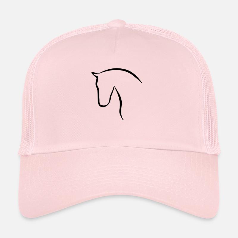 Pferd - Trucker Cap - Hellrosa