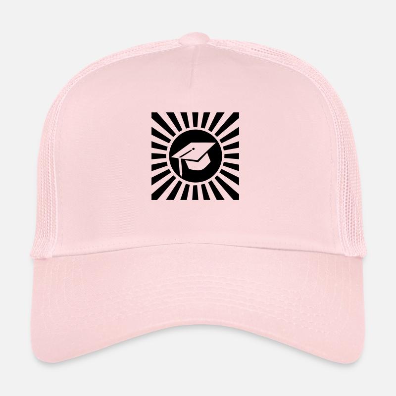 graduation cap - Trucker Cap - pale pink
