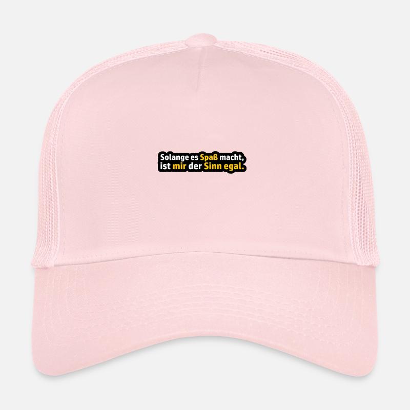 Lustiger Spruch - Trucker Cap - Hellrosa