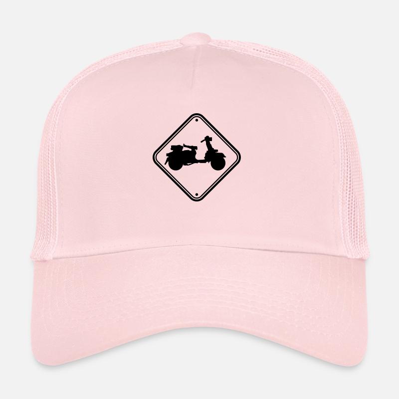 note signe scooter prudence zone danger clipart Casquette trucker 
