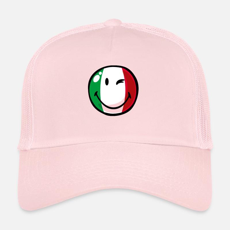 Smiley Italy - Trucker Cap - pale pink