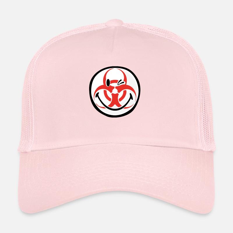 Smiley Biohazard Trucker Cap