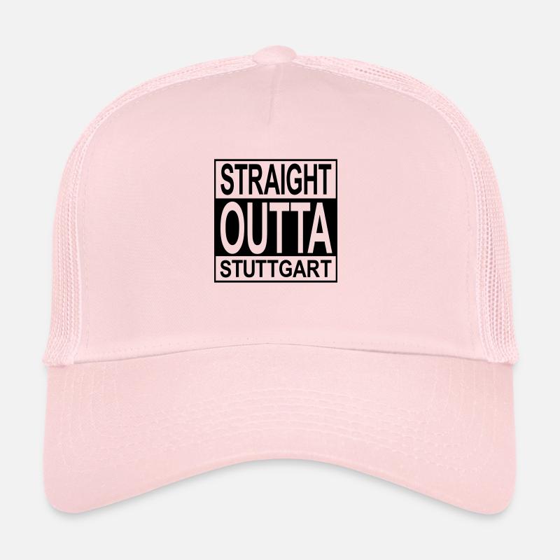 Straight outta Stuttgart - Trucker Cap - Hellrosa
