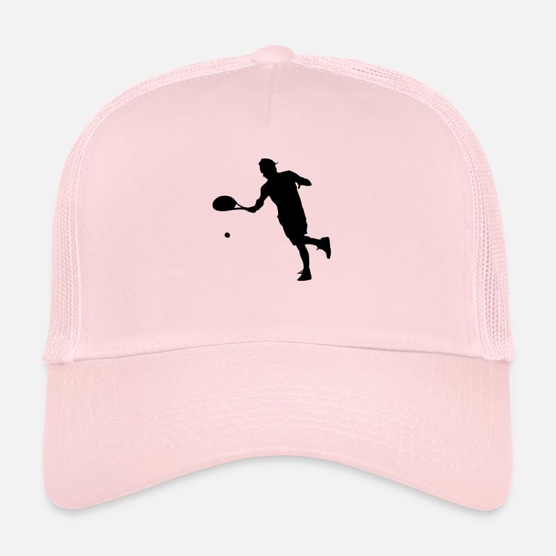 tennis spieler - Trucker Cap - Hellrosa