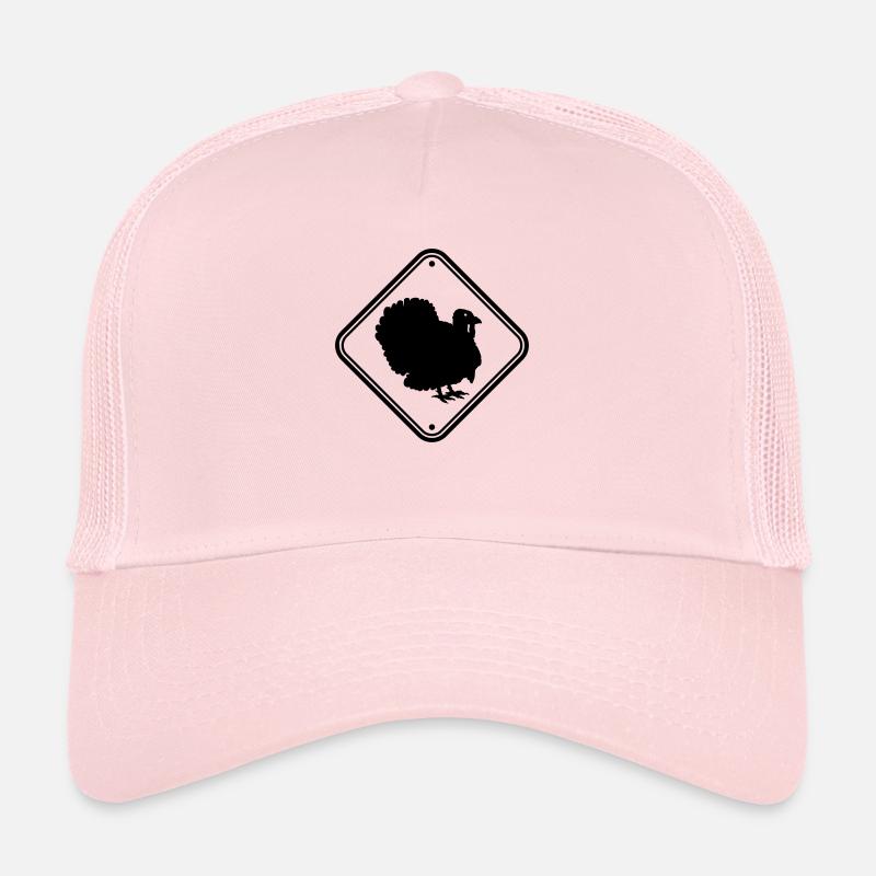 Sign pointing to turkey Trucker Cap