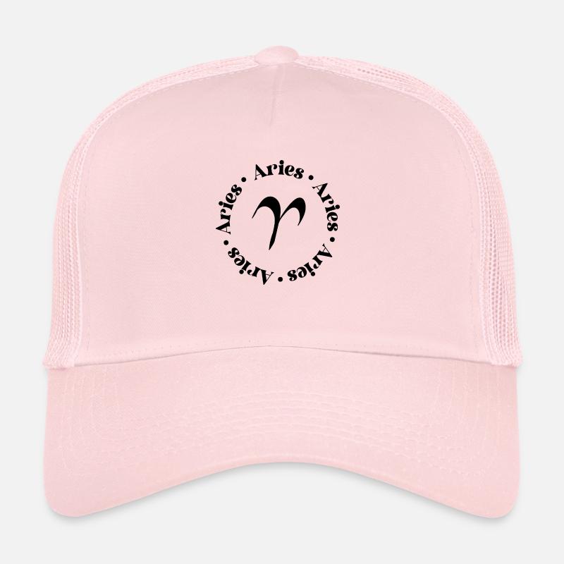 Sternzeichen | Widder - Trucker Cap - Hellrosa