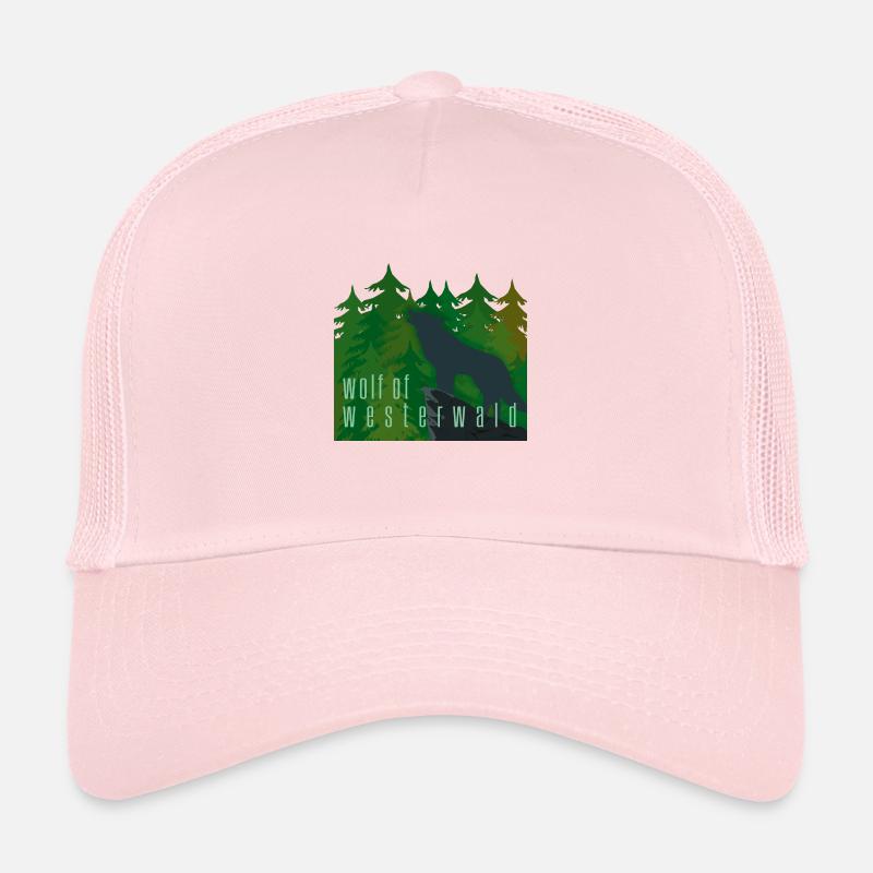 WOLF of WESTERWALD - Trucker Cap - Hellrosa