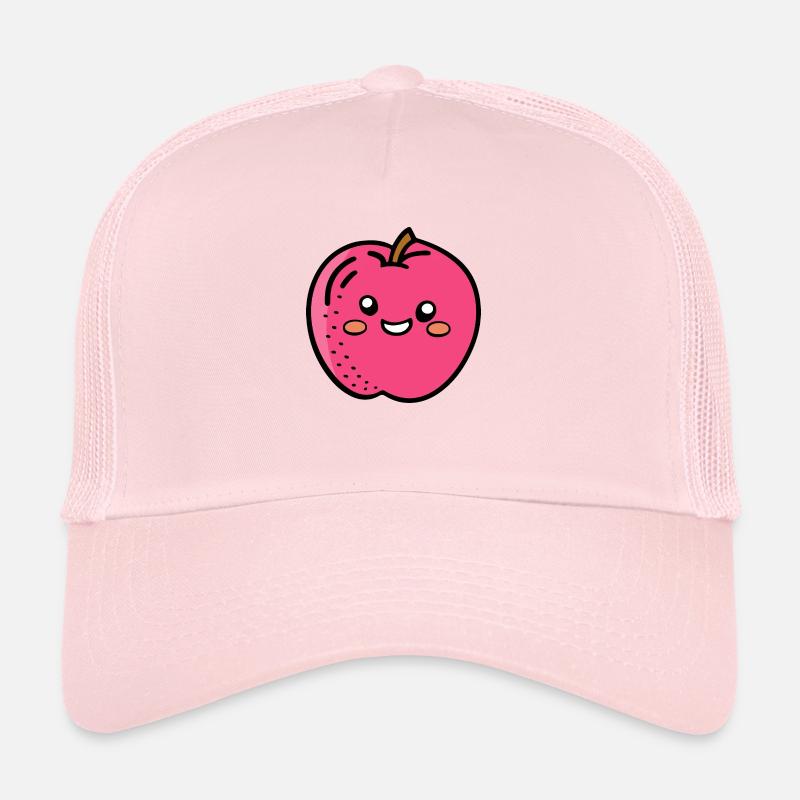 Pomme à grignoter - Casquette trucker  - rose pâle