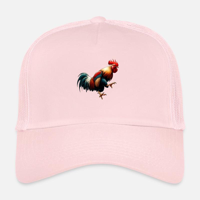 Coq Poule Poulailler Casquette trucker 