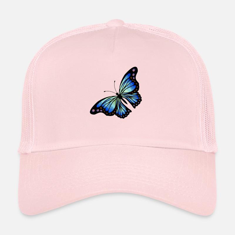 Schmetterling - Trucker Cap - Hellrosa