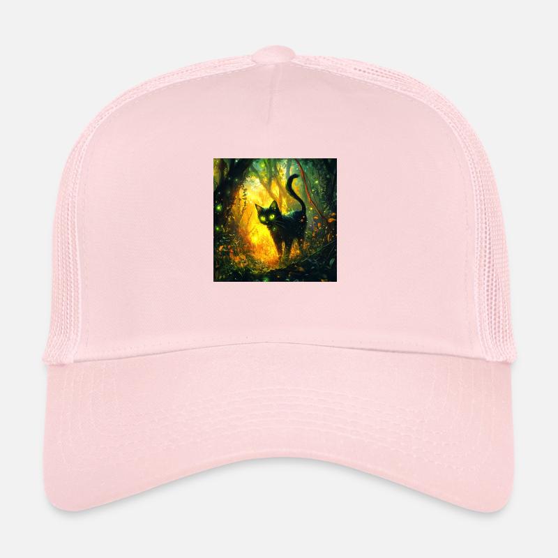 FANTASY Forest Cat - Trucker Cap - Hellrosa