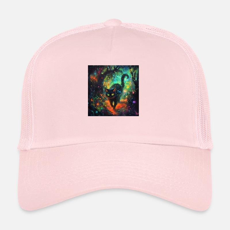 FANTASY Forest Cat 3 - Trucker Cap - Hellrosa