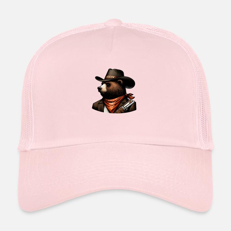 Saloon Cherif Ours Casquette trucker 