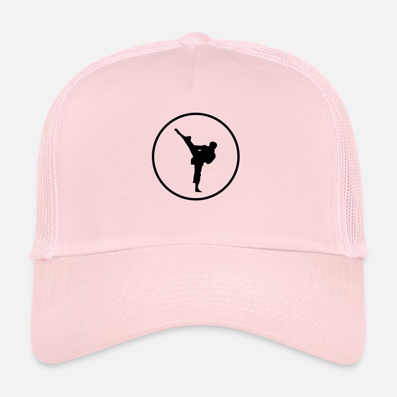 karate fighter - Trucker Cap - Hellrosa