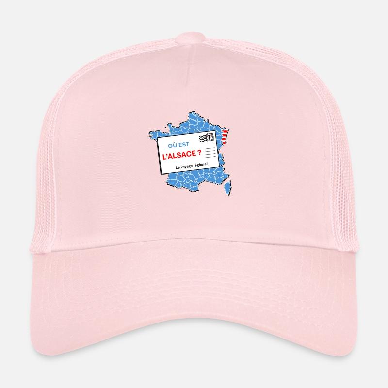 Où est l Alsace ? Casquette trucker 