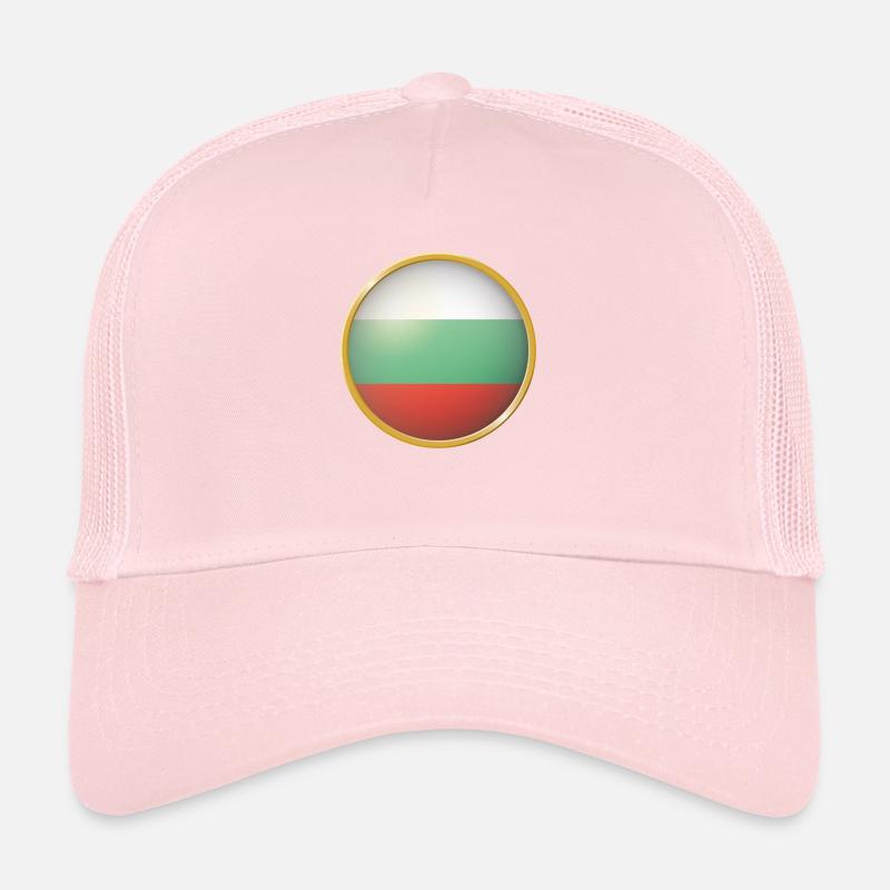 Bulgarien Emblem - Trucker Cap - Hellrosa