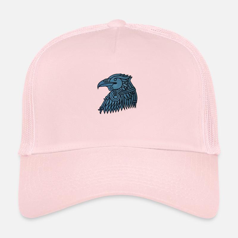 Norse Raven Head Trucker Cap