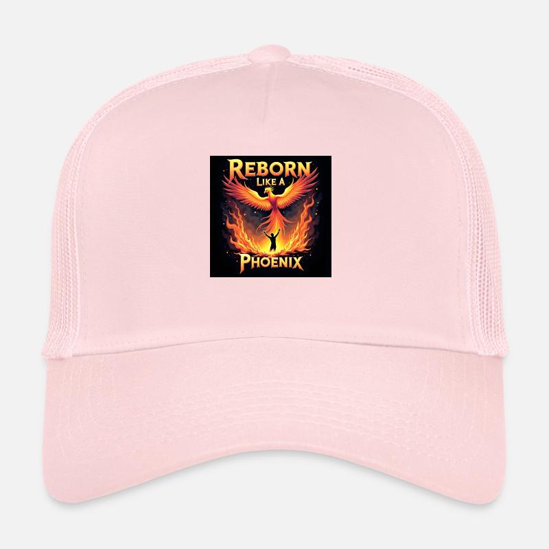 Reborn Like A Phoenix - Trucker Cap - Hellrosa
