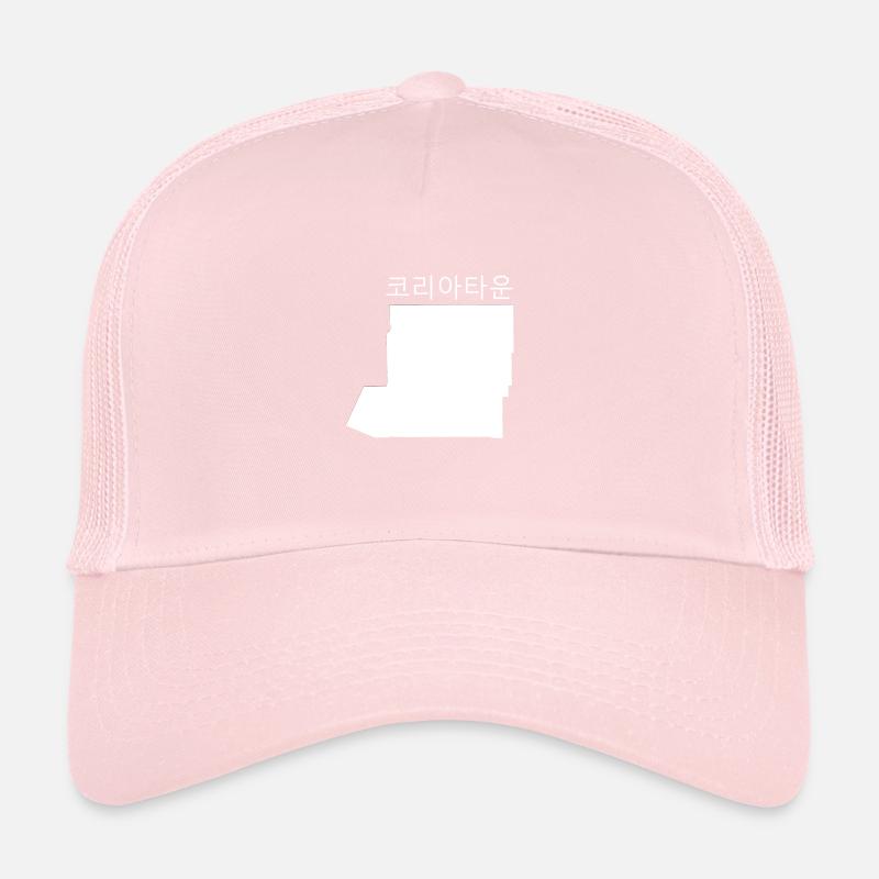 Koreatown L.A. white Trucker Cap