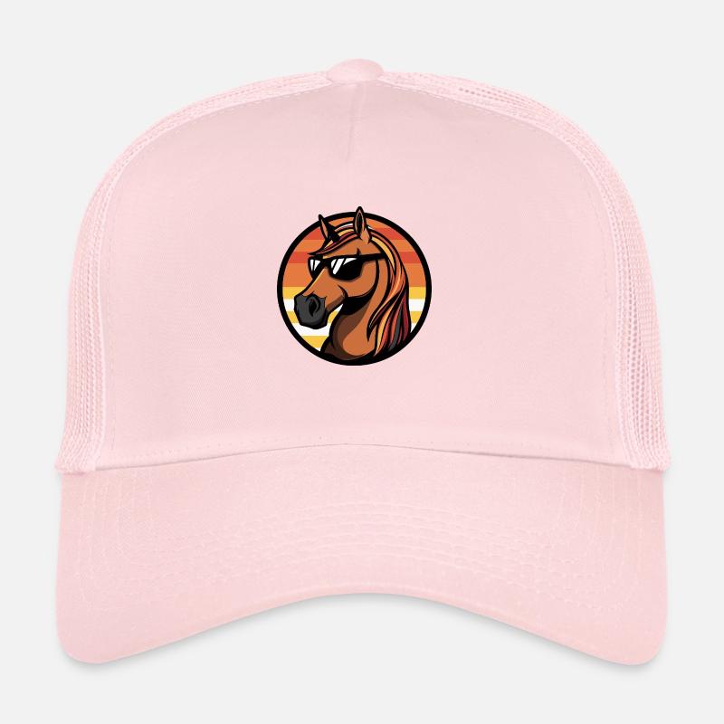 Cheval Bande dessinée cool Casquette trucker 