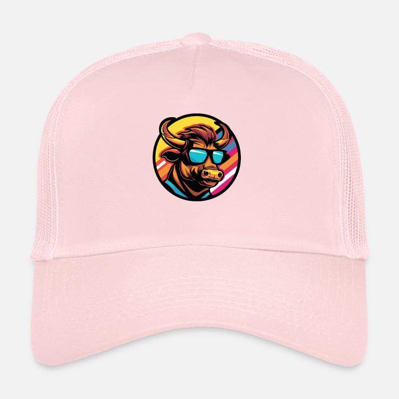 Taurus Comic Cool Bull Trucker Cap
