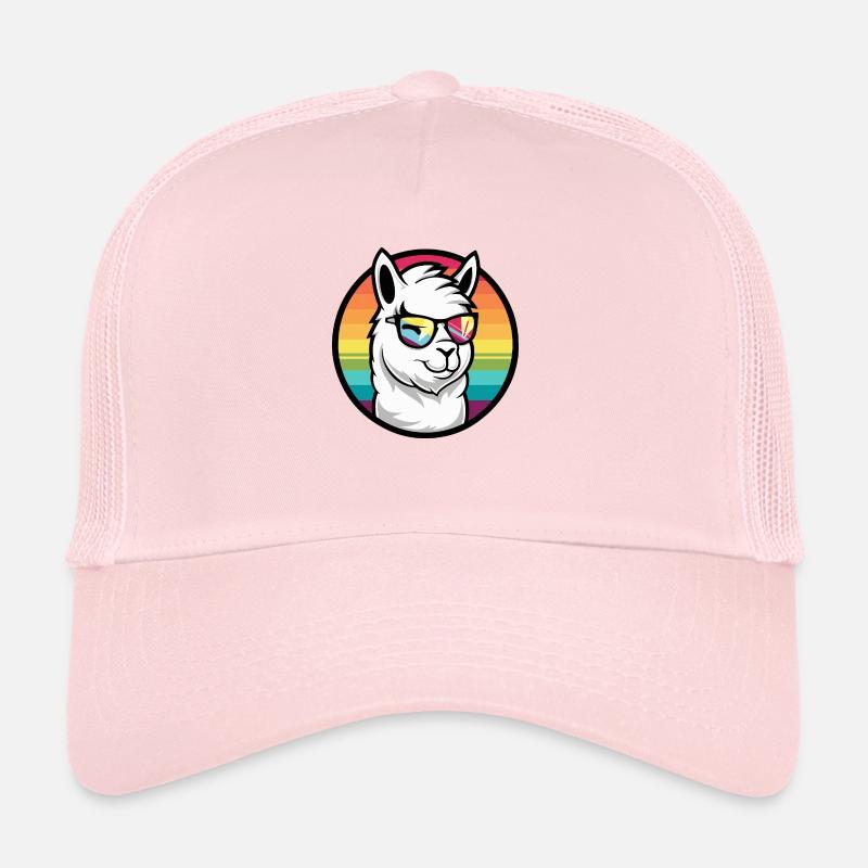 Alpaka Llama Cool Comic Trucker Cap