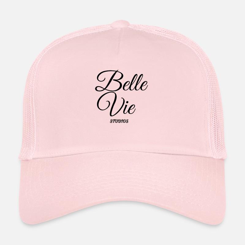 Belle Vie STUDIOS - Casquette trucker  - rose pâle