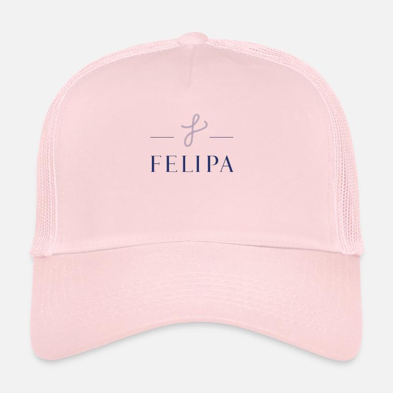 felipa Logo print Trucker Cap