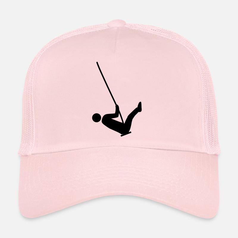 bascule logo silhouette terrain de jeu balançant spa Casquette trucker 