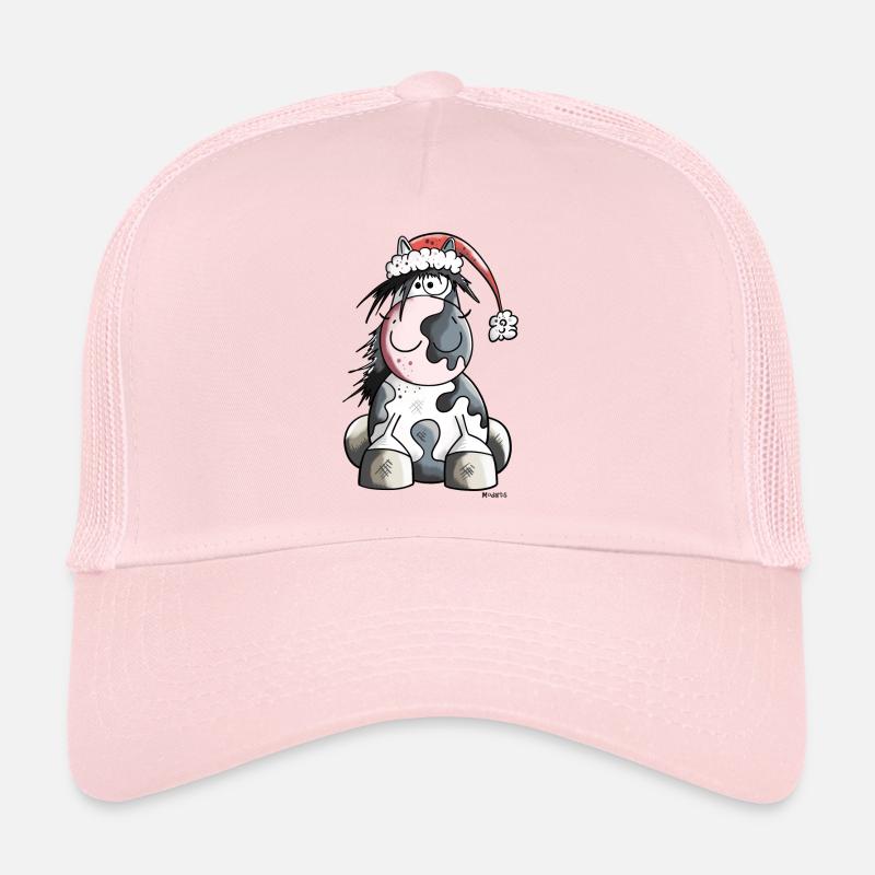 Christmas Horse - Trucker Cap - pale pink